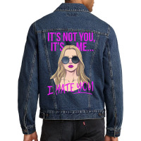 It's Not You Men Denim Jacket | Artistshot