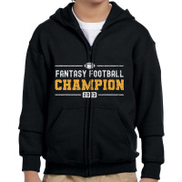 Fantasy League Champ 2023 Winner Fantasy Football Youth Zipper Hoodie | Artistshot