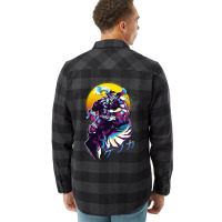 Final Fantasy Vi 6   Kefka Retrowave Flannel Shirt | Artistshot