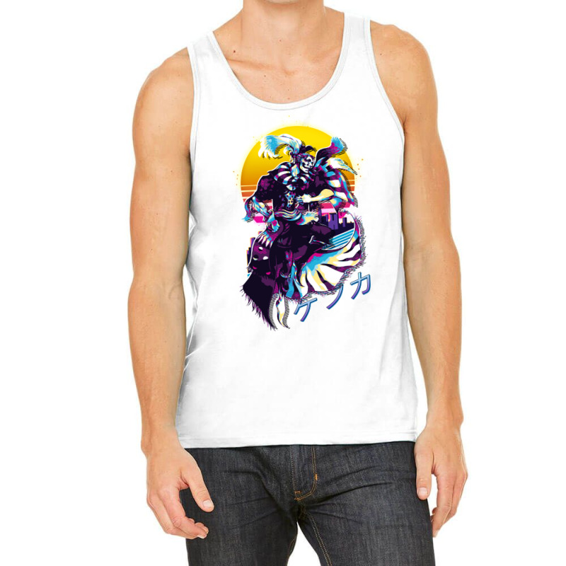 Final Fantasy Vi 6   Kefka Retrowave Tank Top by suardlakiof | Artistshot