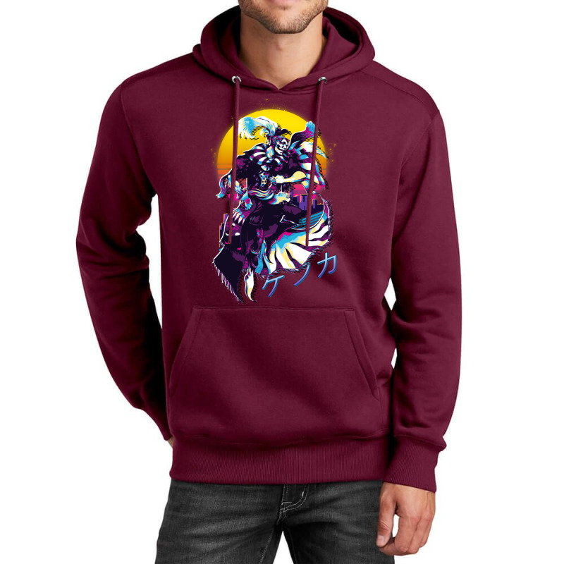 Final Fantasy Vi 6   Kefka Retrowave Unisex Hoodie by suardlakiof | Artistshot