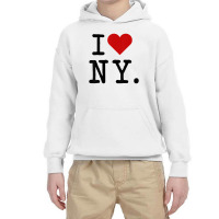 Classic Font Ny Ny New York Nyc New York City Ny T Youth Hoodie | Artistshot