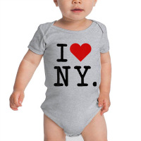 Classic Font Ny Ny New York Nyc New York City Ny T Baby Bodysuit | Artistshot