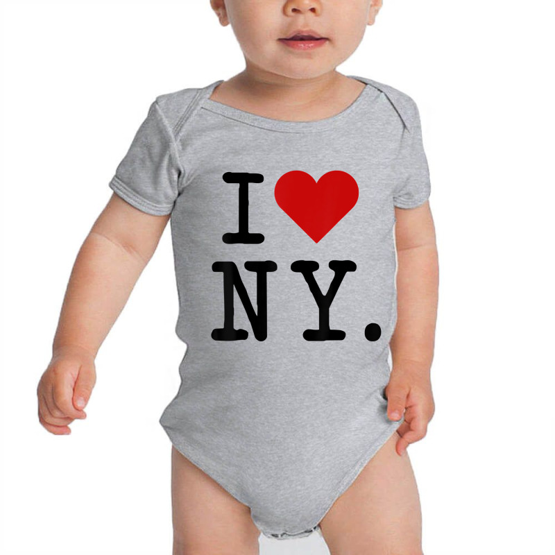 Classic Font Ny Ny New York Nyc New York City Ny T Baby Bodysuit by fiddolamuf | Artistshot