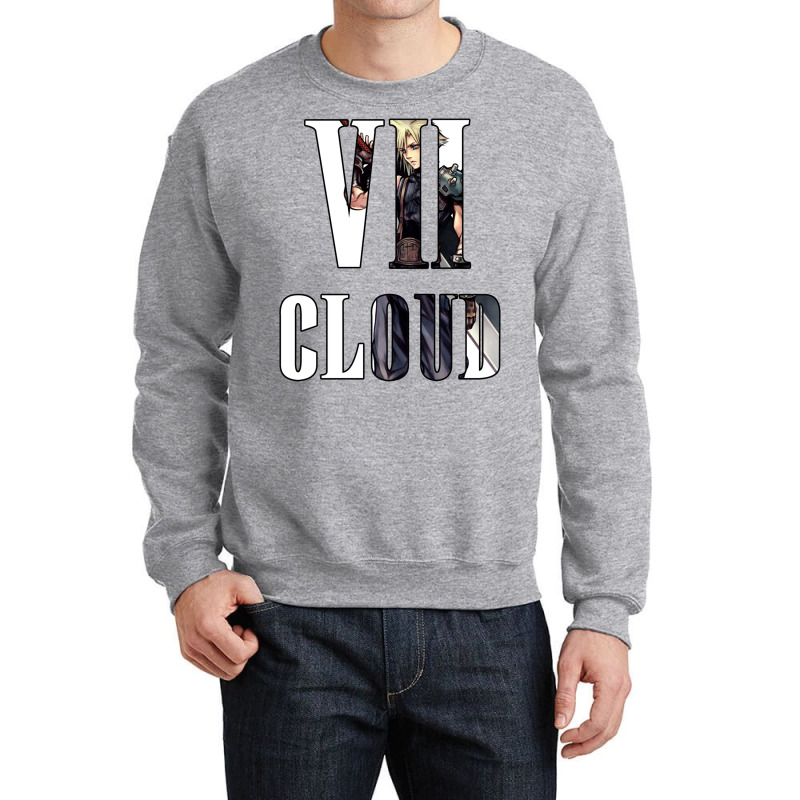 Final Fantasy Vii 7   Cloud 00 Crewneck Sweatshirt by suardlakiof | Artistshot