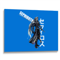 Final Fantasy Vii 7   Sephiroth Kanji Metal Print Horizontal | Artistshot