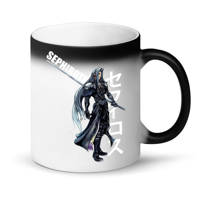 Final Fantasy Vii 7   Sephiroth Kanji Magic Mug | Artistshot