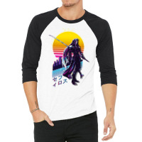 Final Fantasy Vii 7   Sephiroth Retrowave 3/4 Sleeve Shirt | Artistshot