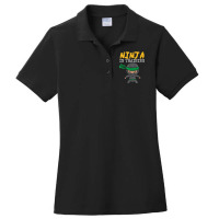 Ninja In Training Kids Funny Future Martial Arts F Ladies Polo Shirt | Artistshot