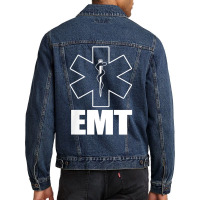 Emt Uniform Emergency Medical Technician T Shirt Men Denim Jacket | Artistshot