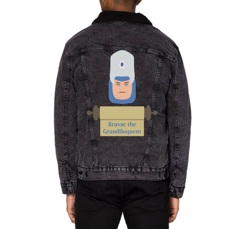 Bruvac The Grandiloquent Unisex Sherpa-lined Denim Jacket | Artistshot