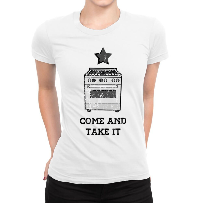 Come And Take It President Joe Biden Ban On Gas St Ladies Fitted T-Shirt by scrabeck | Artistshot