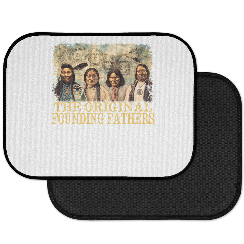 Original Founding Fathers Native American Pullover Rear Car Mat | Artistshot