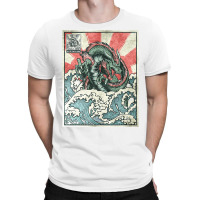 Japanese Dragon Great Wave Off Kanagawa T-shirt | Artistshot