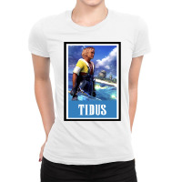 Final Fantasy X 10   Tidus Ladies Fitted T-shirt | Artistshot