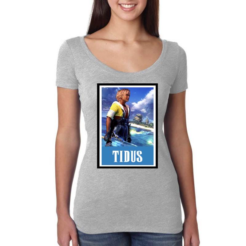 Final Fantasy X 10   Tidus Women's Triblend Scoop T-shirt by suardlakiof | Artistshot