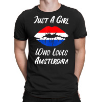 Lips Mouth Love Holland Flag Amsterdam T Shirt T-shirt | Artistshot