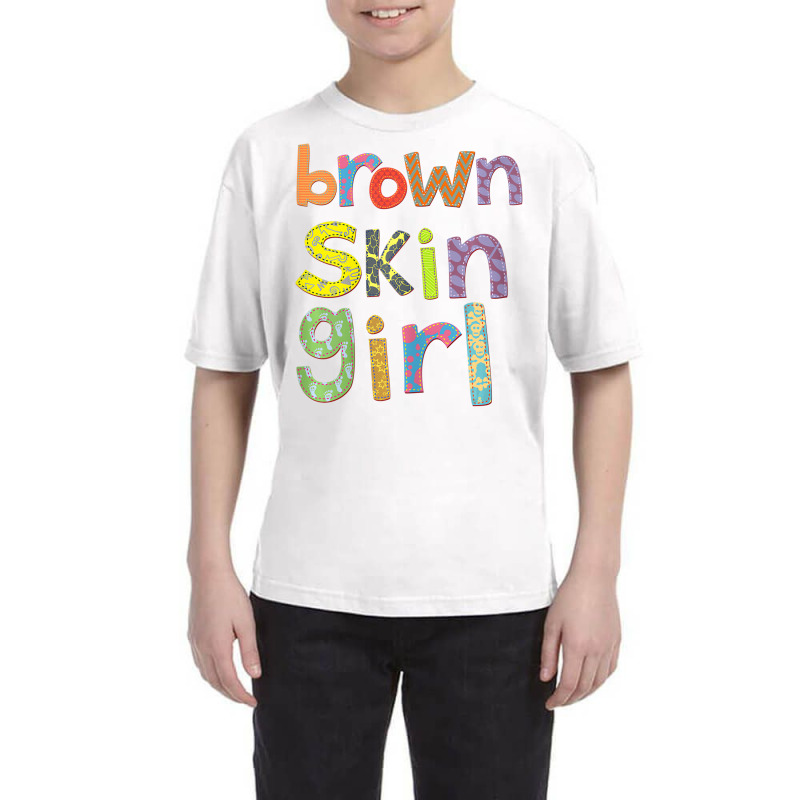 Brown Skin Girl Womens Kids African American Pro B Youth Tee | Artistshot