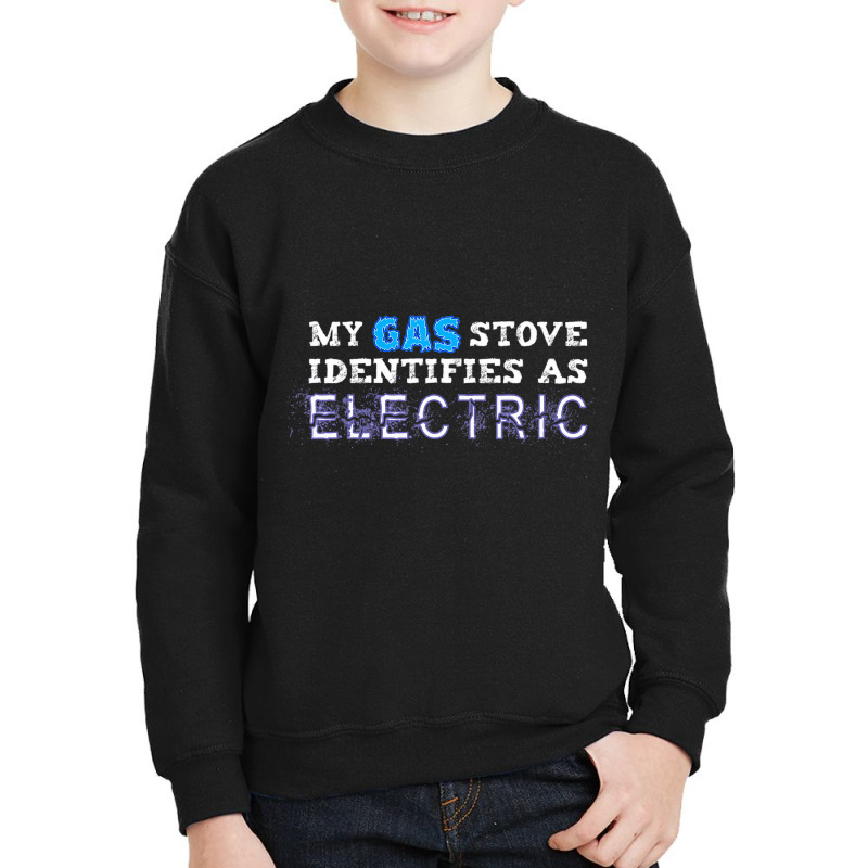 My Gas Stove Identifies As Electric Funny T Shirt Youth Sweatshirt by catricegar | Artistshot