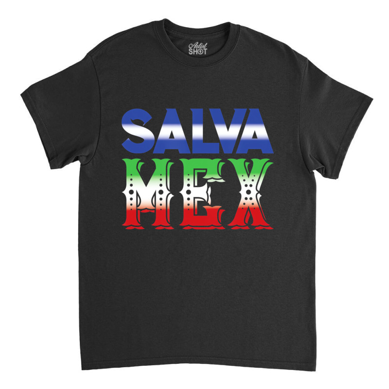 El Salvador And Mexico Colorful Heritage T Shirt Classic T-shirt by chomibe | Artistshot