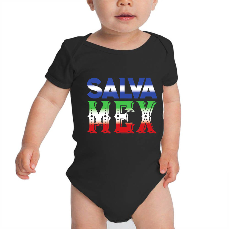 El Salvador And Mexico Colorful Heritage T Shirt Baby Bodysuit by chomibe | Artistshot