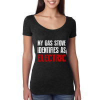 My Gas Stove Identifies As Electric Vintage Men Wo Women's Triblend Scoop T-shirt | Artistshot