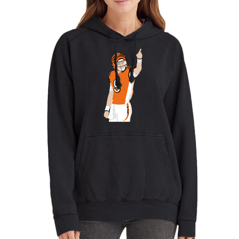 Jeaux Burreaux Football  Burrow 5 Vintage Hoodie by gadasiegeniad | Artistshot