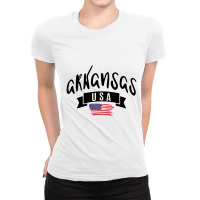 Arkansas Ladies Fitted T-shirt | Artistshot