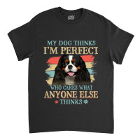 My Dog Thinks Im Perfect Cavalier King Charles Spa Classic T-shirt | Artistshot