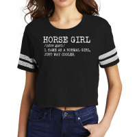 Womens Clothing Funny Horse Girl Definition Gifts Scorecard Crop Tee | Artistshot