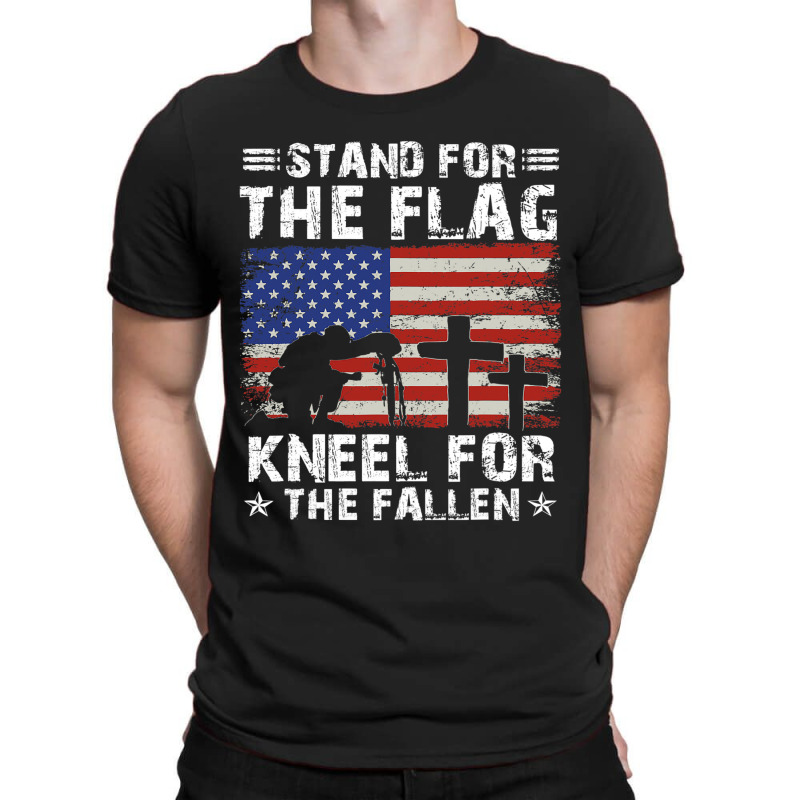 Patriotic Military Veteran American Flag Stand For T-shirt | Artistshot