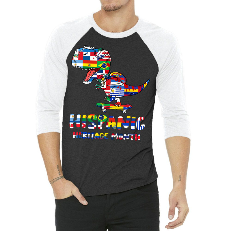 Hispanic Heritage Month Shirt Kids Boys Toddler Di 3/4 Sleeve Shirt by galloywa | Artistshot