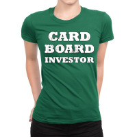 Cardboard Investor Ladies Fitted T-shirt | Artistshot