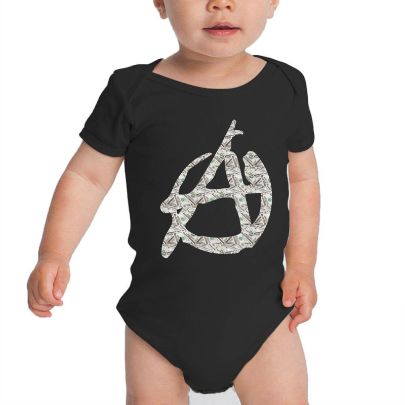 Anarchy Dollars Baby Bodysuit by Dav | Artistshot