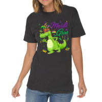 Jester Alligator Beads Mardi Gras Fat Tuesday Para Vintage T-shirt | Artistshot