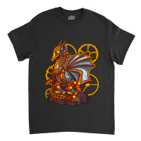 Steampunk Dragon Seahorse Mythical Creature Indust Classic T-shirt | Artistshot