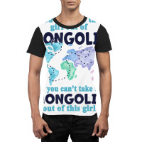 Relocation From Mongolia   Proud Girl From Mongoli Graphic T-shirt | Artistshot