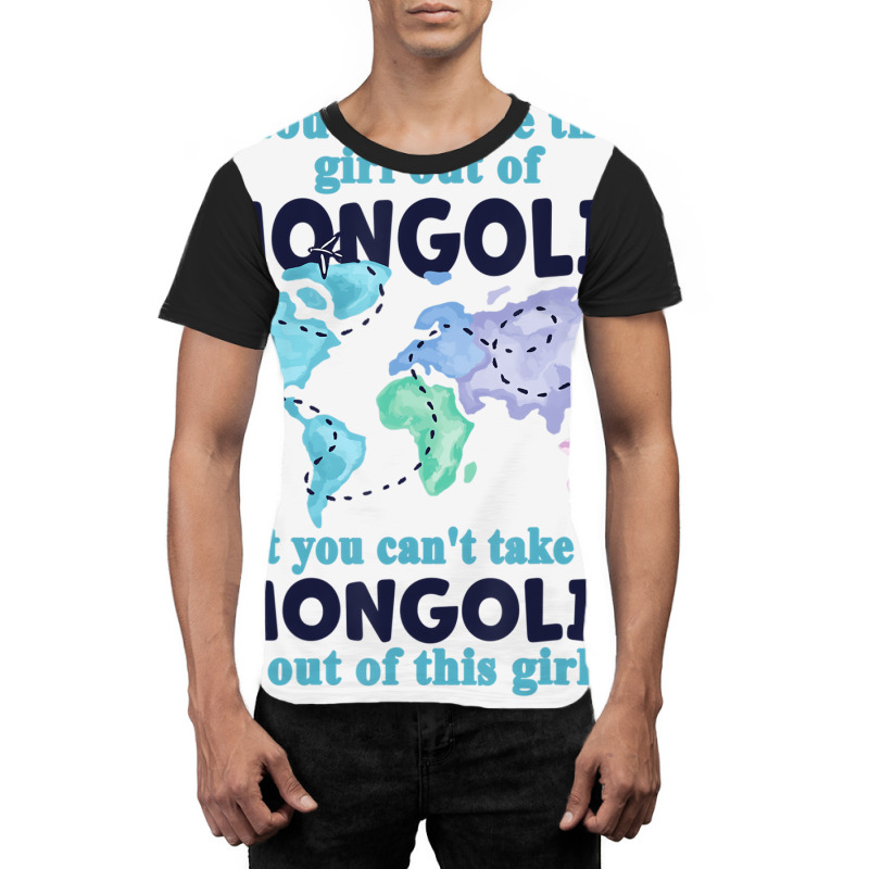 Relocation From Mongolia   Proud Girl From Mongoli Graphic T-shirt by gabuya | Artistshot