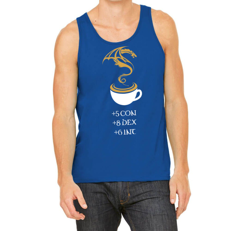 Coffee Stats Tabletop Rpg Addict 7 Tank Top | Artistshot