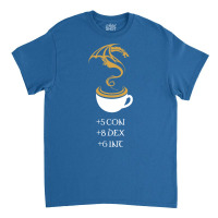 Coffee Stats Tabletop Rpg Addict 7 Classic T-shirt | Artistshot