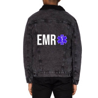 Emr Emergency Medical Responder Gift T Shirt Unisex Sherpa-lined Denim Jacket | Artistshot