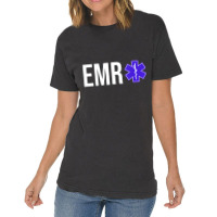 Emr Emergency Medical Responder Gift T Shirt Vintage T-shirt | Artistshot