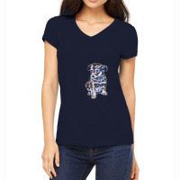 An Eight Week Old Puppy Looki Women's V-neck T-shirt | Artistshot