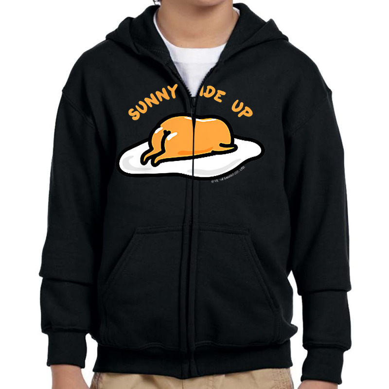 Gudetama The Lazy Egg Sunny Side Up Tee Shirt Youth Zipper Hoodie | Artistshot