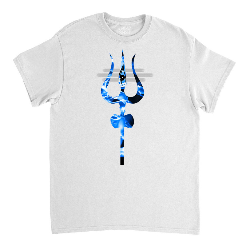 Lord Shiva Divine Trishul Tshirt Classic T-shirt by bonne | Artistshot