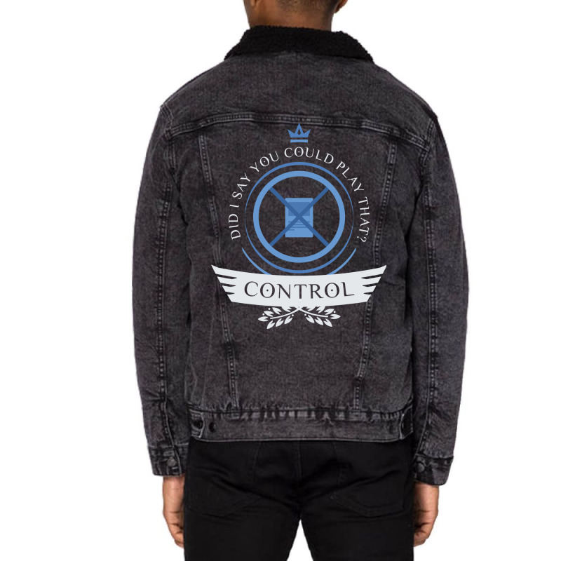 Control Life V1 27 Unisex Sherpa-lined Denim Jacket | Artistshot