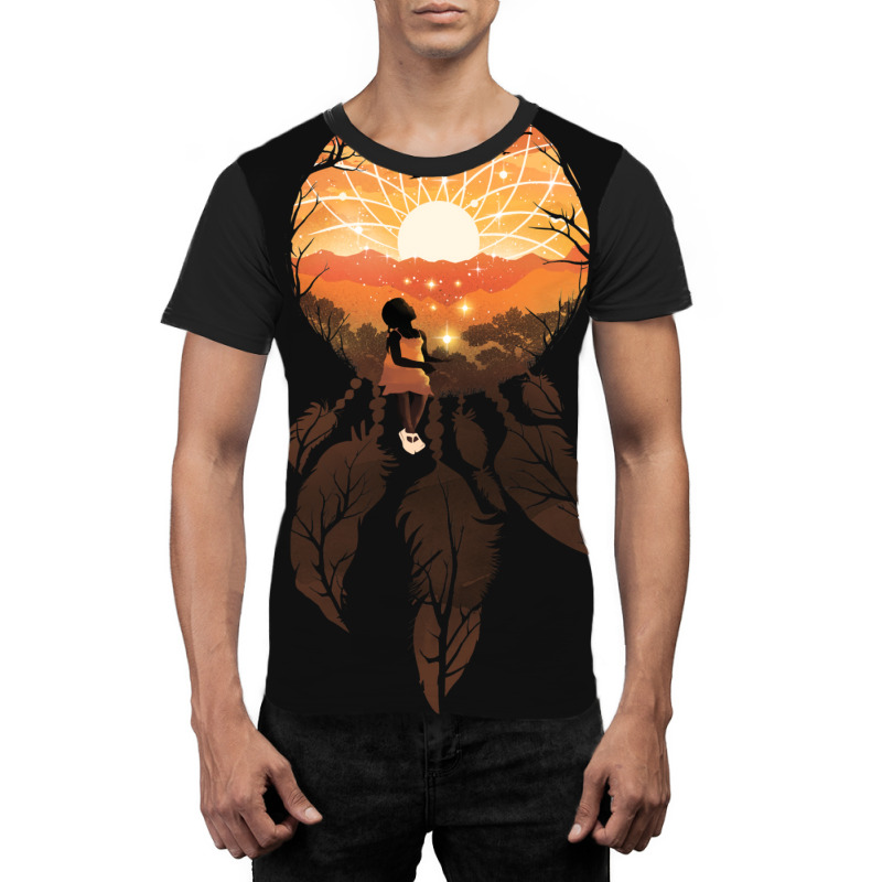 Catching Dreams Graphic T-shirt by masfiaano4 | Artistshot