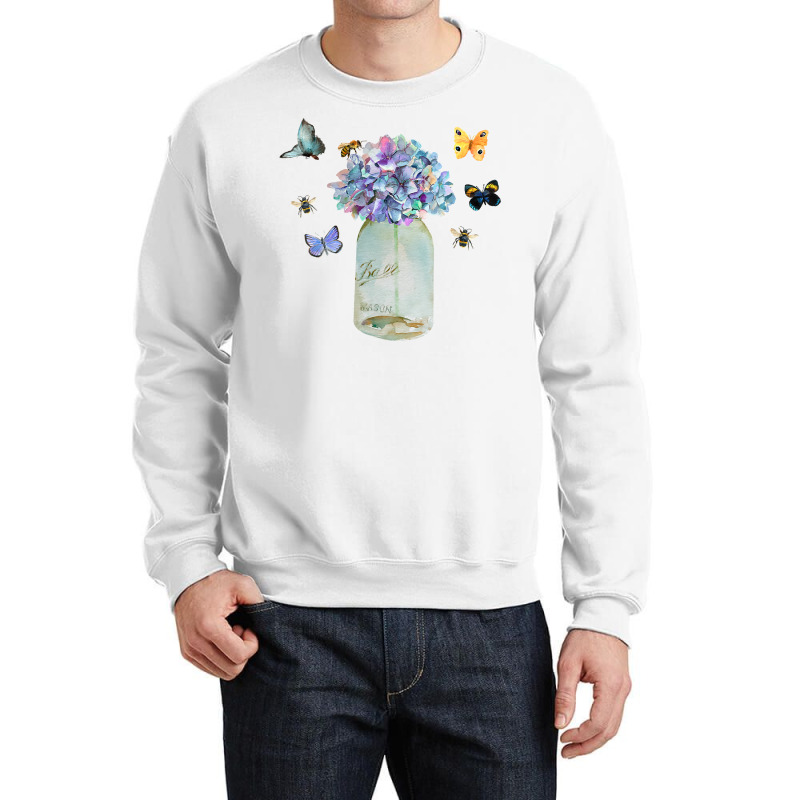 New Hampshire The Granite State Est. 1788 Mountain Crewneck Sweatshirt | Artistshot