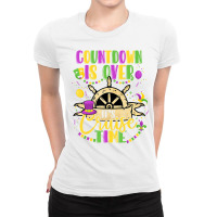 Countdown Is Over It's Cruise Time Funny Cruise Ma Ladies Fitted T-shirt | Artistshot