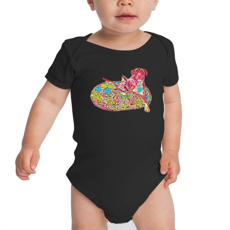 A Beautiful Brindle Female Pi Baby Bodysuit by Kemnabi | Artistshot